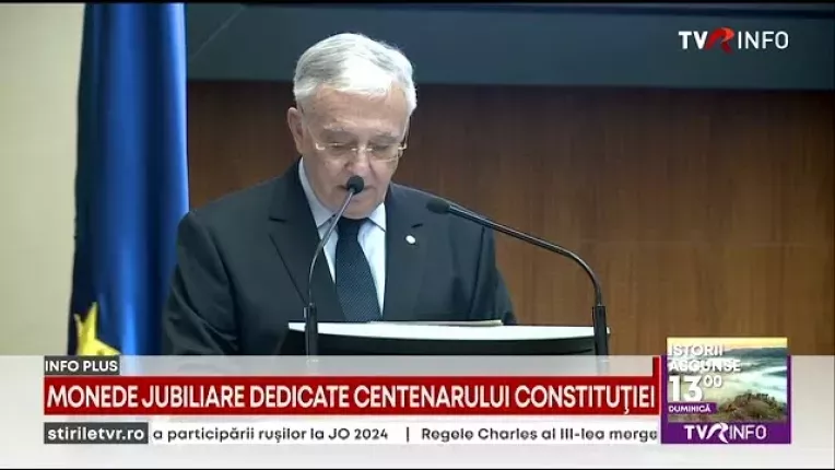 BNR a lansat doua monede dedicate implinirii a 100 de ani de la adoptarea Constitutiei Romaniei
