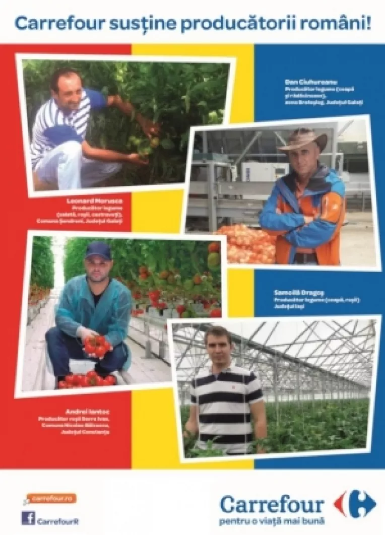 Carrefour incurajeaza consumul de produse romanesti
