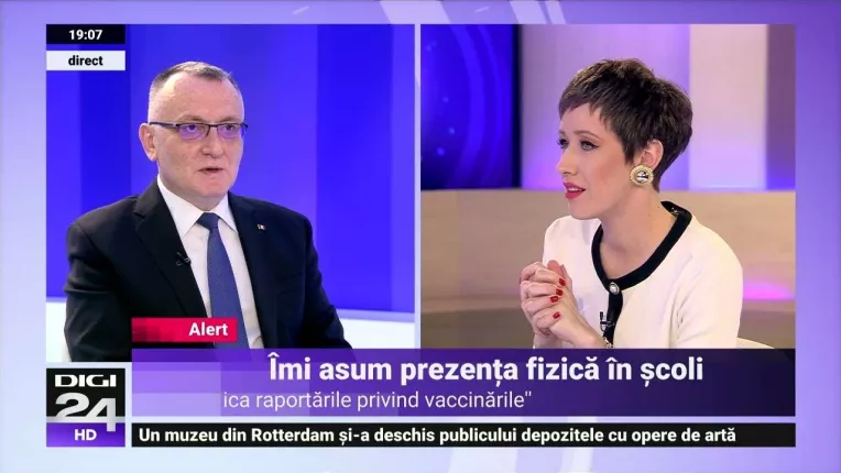 Cimpeanu: In scolile unde directorul este antivaccinist, vom gasi o rata foarte scazuta de vaccinare
