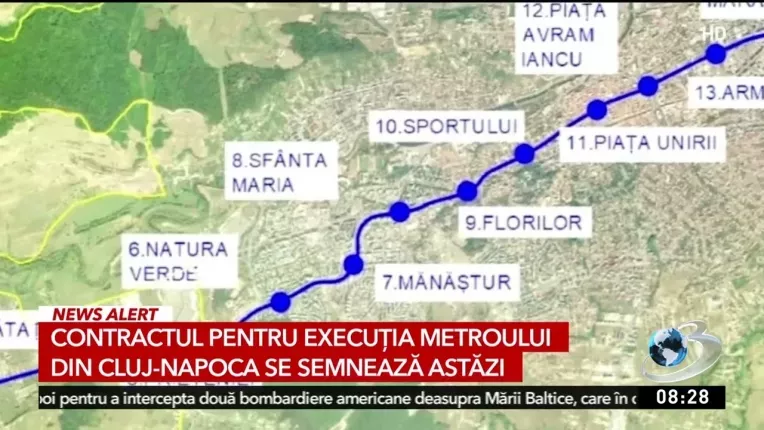 Metroul din Cluj: Se semneaza cel mai mare contract din Transporturi