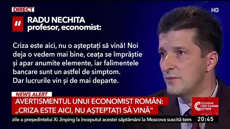 Panica din sistemul bancar cuprinde bursele europene. Profesor economist: Criza este aici