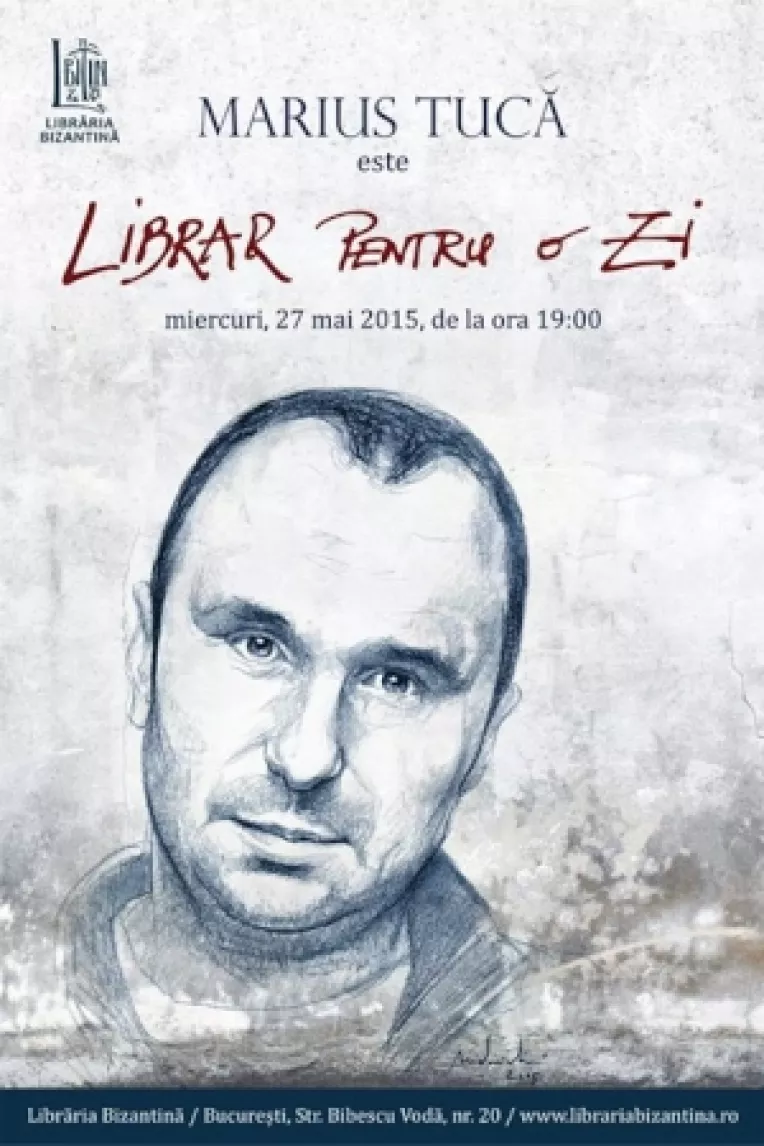 Poetul Marius Tuca si-a pus sufletul pe tava, la  Libraria Bizantina