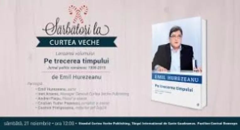Prezentare Pe trecerea timpului de Emil Hurezeanu, la Banca Nationala a Romaniei