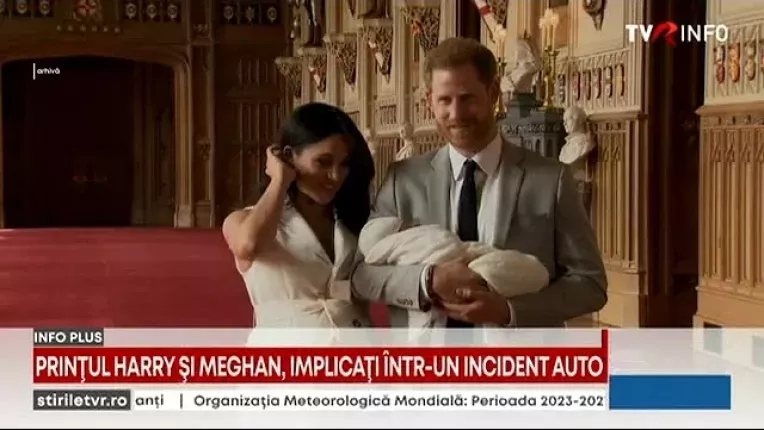 Printul Harry si Meghan, implicati intr-un accident auto cu paparazzi