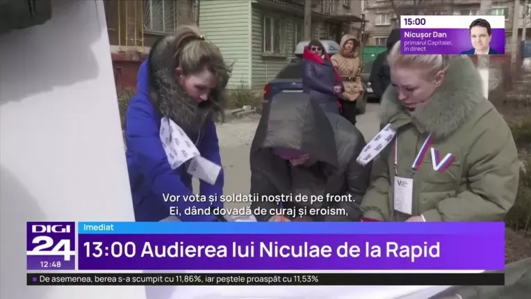 Putin invoca "vremurile dificile" pentru a-i scoate pe rusi la vot