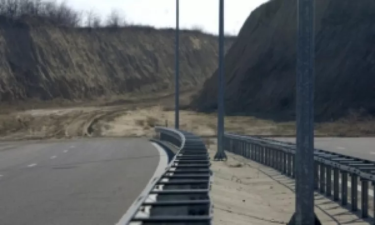 Reportaj pe santierul Autostrazii Cernavoda-Constanta, primul tronson, spre Medgidia (1)