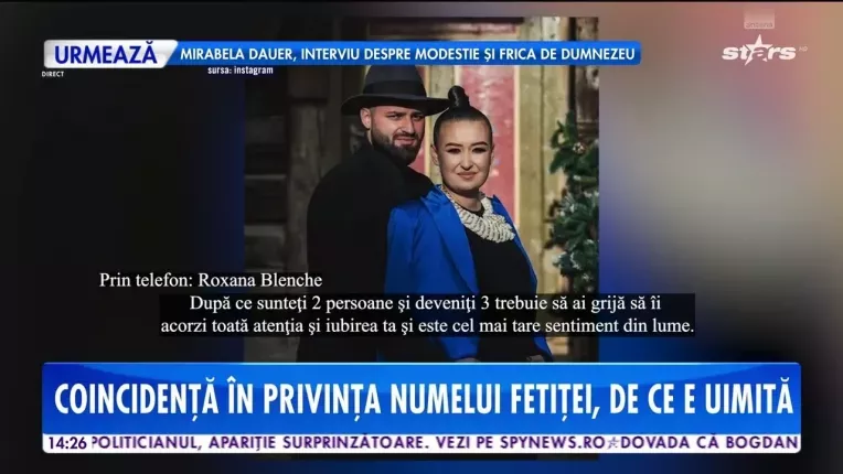 Roxana Blenche, primele declaratii dupa ce a devenit mamica