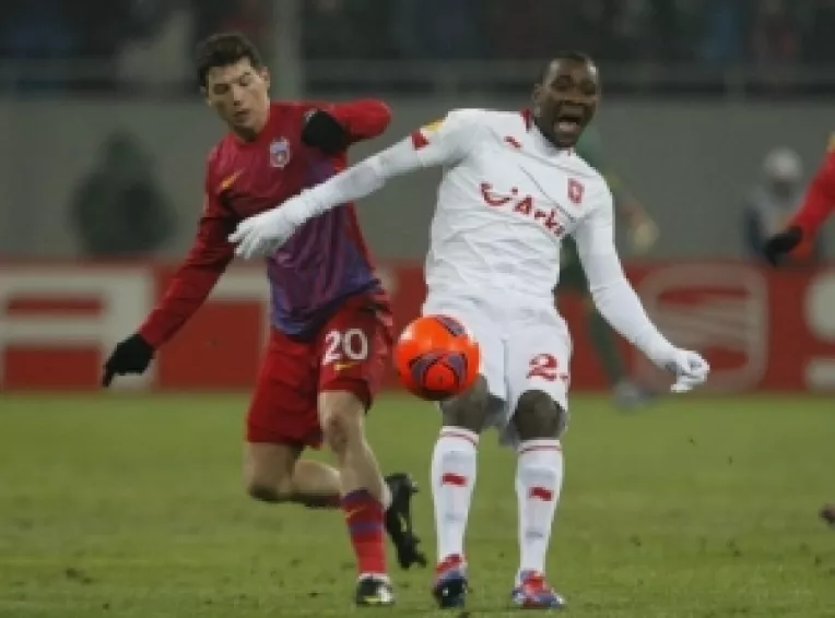 Steaua s-a zbatut, dar a fost invinsa de Twente cu 1-0