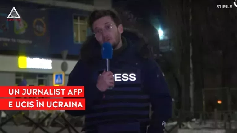 Un jurnalist AFP a fost ucis de rachete in Ucraina