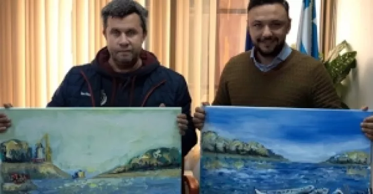 Viceprimarului Dragos Coman ii plac picturile lui Jimmy Stanescu