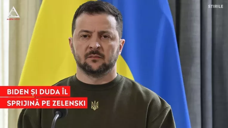 Zelenski a discutat cu Biden, Duda si Trudeau despre amenintarile Rusiei in Zaporojie