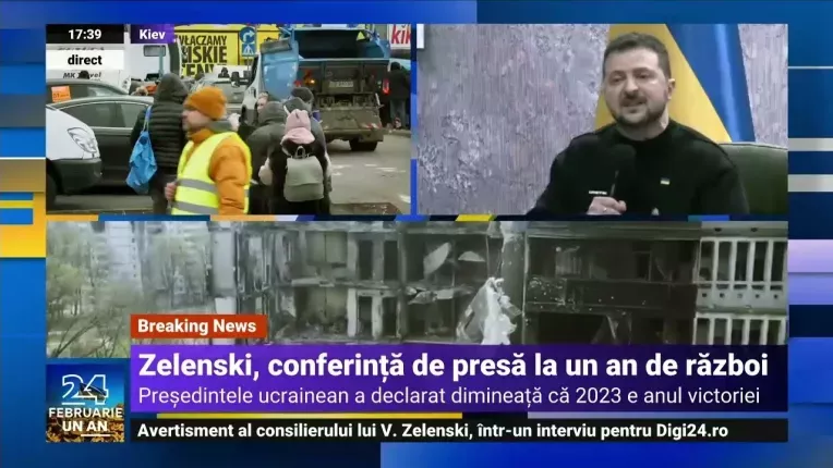 Zelenski: Cred ca toata lumea va ramane alaturi de noi. Vom ramane ca un pumn cu degetele stranse